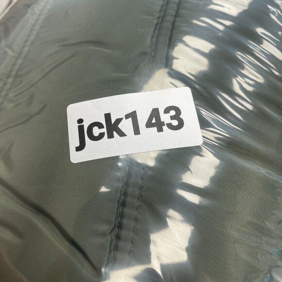 NEW Nautica Women's Size L Olive Green Quilted Puffer Jacket W/ Faux Fur Hood - Picture 11 of 11